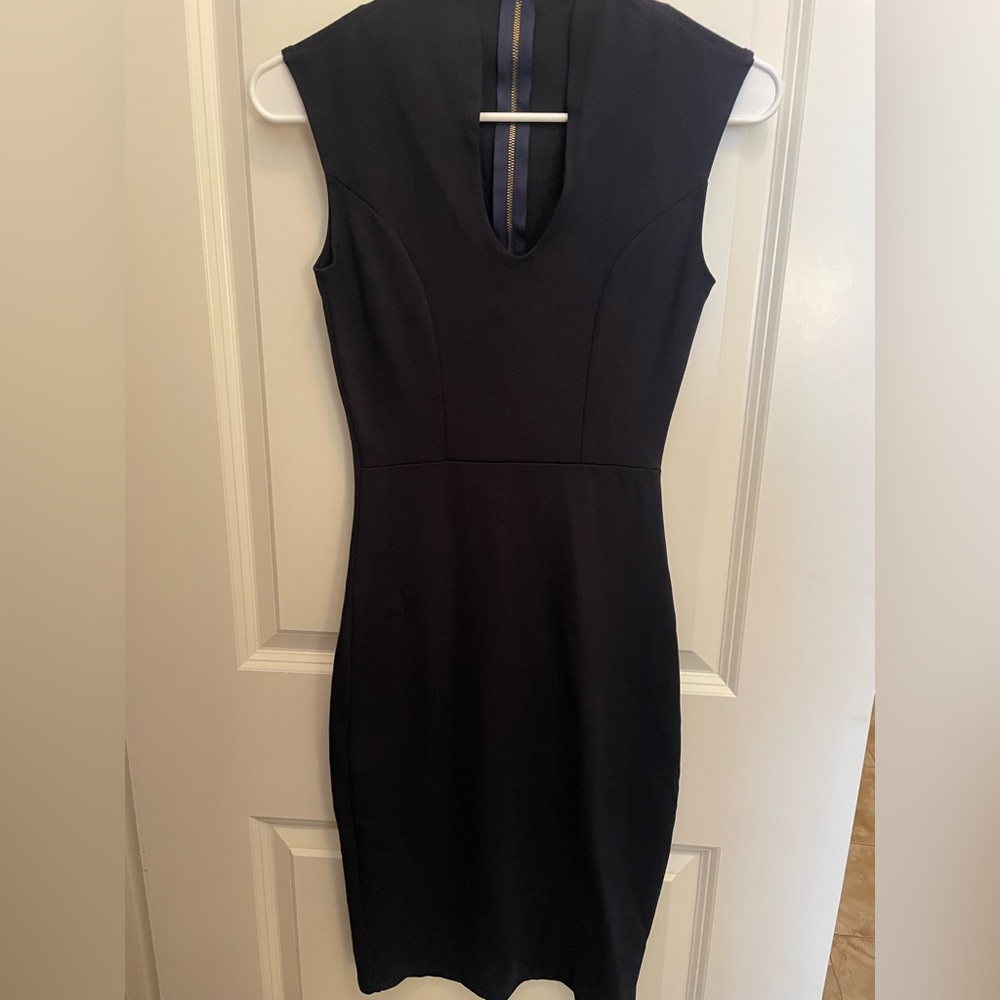 Navy blue Rolla Coaster cocktail dress, size small.